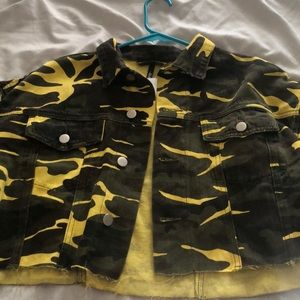 Army fatigue Cropped jacket
